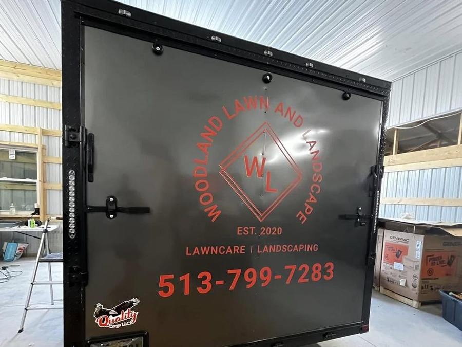 Woodland Lawn & Landscape rear doors — Vehicle & Trailer by Brand 513 Collective
