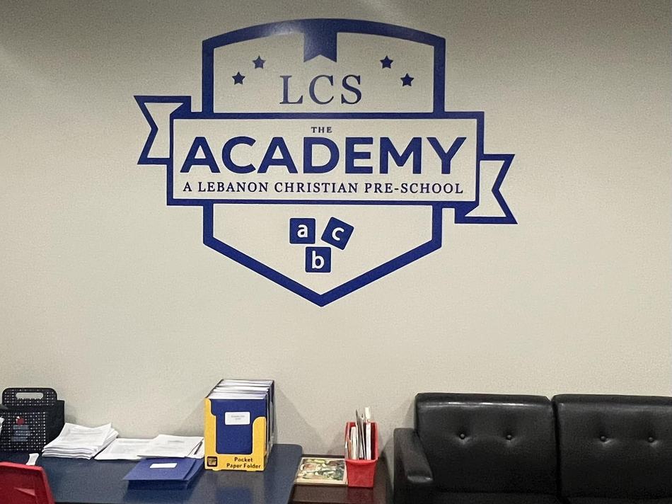 LCS Academy wall logo — Wall & Window Graphics by Brand 513 Collective