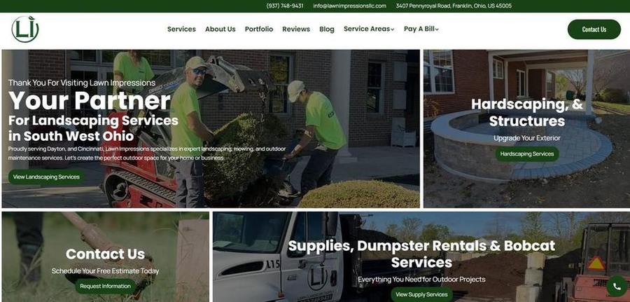 Lawn Impressions — Web Design by Brand 513 Collective