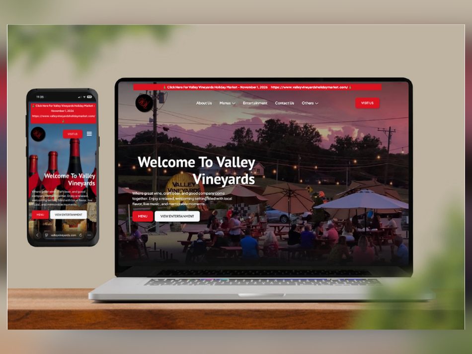 Valley Vineyards — Web Design by Brand 513 Collective